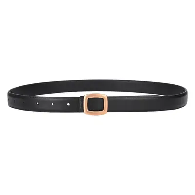Women's Leather Belt Matte Alloy Business Decorative Belt