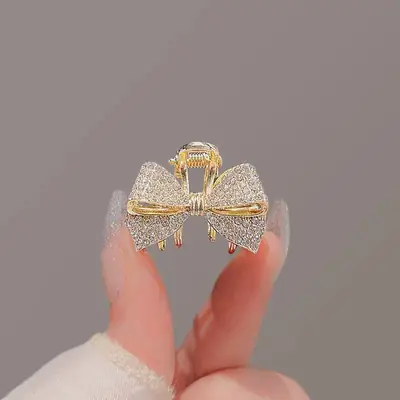 Bow Tie Princess Head Grabber Hairpin Clip