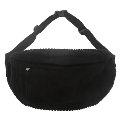 Japanese Corduroy Women's Crossbody Bag Black Brown White