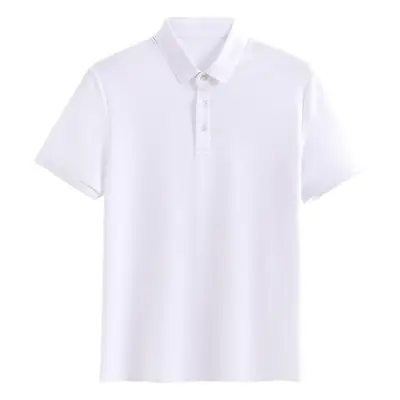 Men's Cotton Polo Shirt Solid Brown