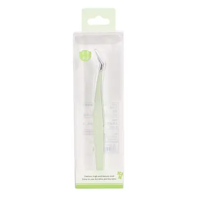 Precision False Eyelash Tweezers Gold Feather Clip