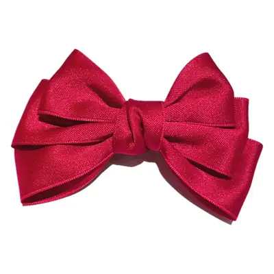 White Bow Hairpin for Girls Autumn Winter