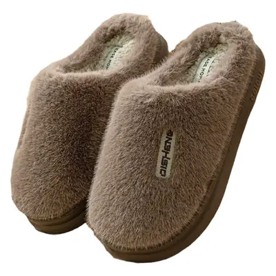 Cotton Slippers Men Winter Warm Indoor Non-Slip