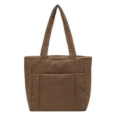 New College Student Canvas Tote Bag Purple Large Capacity