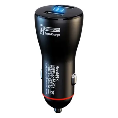 88W Huawei Phone Charger Fast Charging Car Lighter