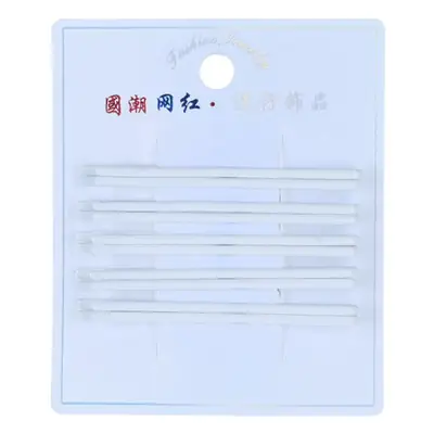 White Hair Clips for Bangs and Side Headwear