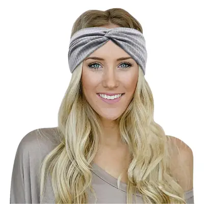 Gray Elastic Hair Band for All Occasions