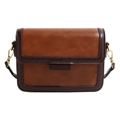 Women Shoulder Messenger Bag Brown Leather 2023