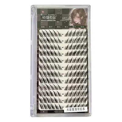 Cold Fox 12x12 False Eyelashes Natural Thick Split Comic