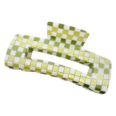 Rainbow Checkerboard Hair Clip for Women