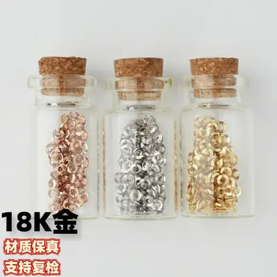 18K Gold Transfer Beads Pearl Pendant Caps