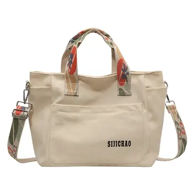 Lightweight Crossbody Bag for Women Canvas Student Commuter Bag