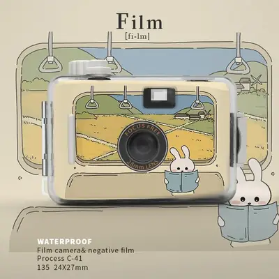 Birthday Gift for Girls, Non-Polaroid Camera for Boyfriend and Girlfriend, Film  Retro Film, Women's Day
