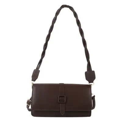 Women's Brown Square Messenger Bag 2024 Spring Summer