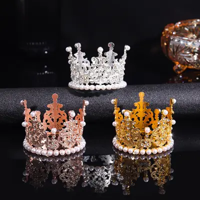 Alloy Crown Decorations for Kids & Teens