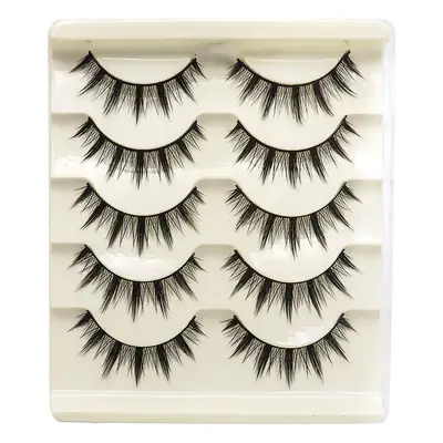 Stage Cos Fake Eyelashes for Big Eyes Women Thick Matte