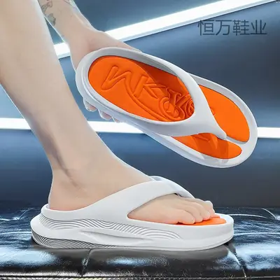 Fujian manufacturers flip flops men's summer outdoor wear wear-resistant beach slippers men's flip-flops sports break