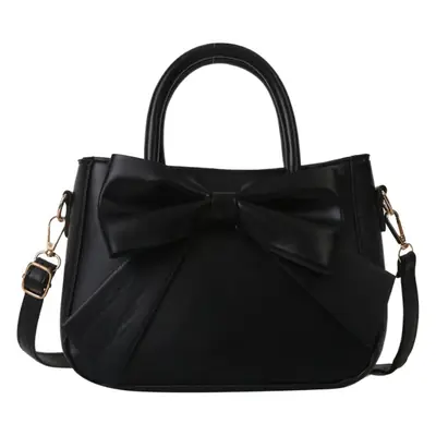 White Textured Bow Crossbody Bag 2023