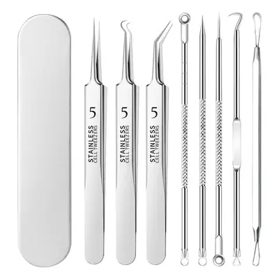 Ultra-fine Acne Needle Clip Blackhead Tweezers