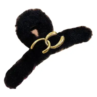 Autumn Winter Plush Hair Clips for Women