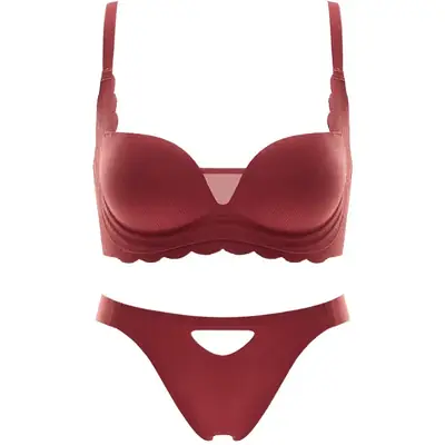 Red Push Up Underwear for Women Small Chest Big Breast