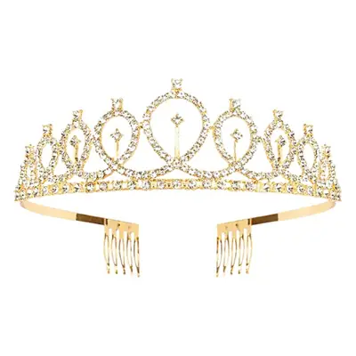 Korean Style Rhinestone Princess Crown Headdress