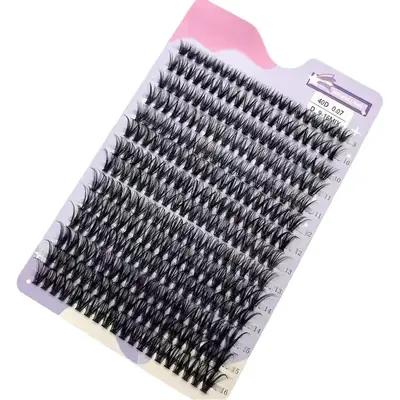 40D30P50D Thick False Eyelashes Pack of 100