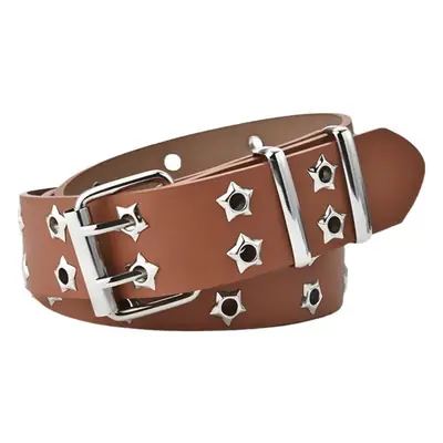 Korean Hollow Punk Belt Women Star Air Eye Decorative Double Row Belt