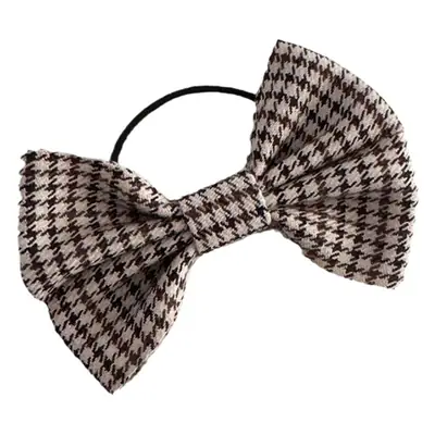 Korean Style Retro Houndstooth Bow Hairband for Women