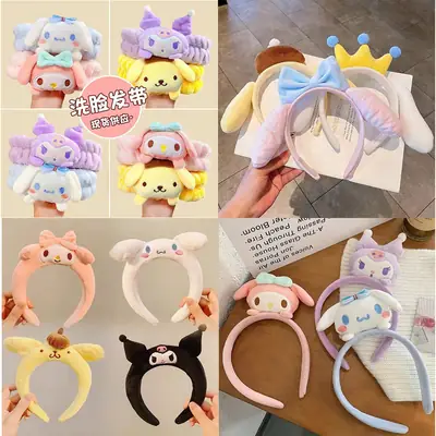 Yellow Cartoon Headband for Women, 3D Design, Soft Faux Fur, Autumn Winter Hair Accessories