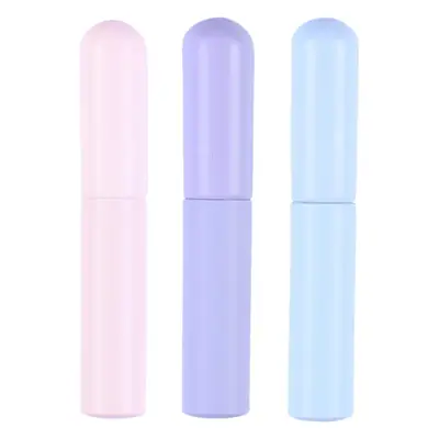 Silicone Lip Brush with Cover Q Soft Small Portable Round Head Fingertip Lipstick Blending Concealer Brush Mini Novice Makeup Brush