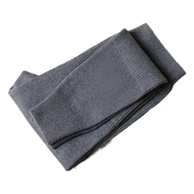 Winter pure wool thickened wool pants men's and women's same warm loose plus size high waist outer wear bottoming pants comfortable