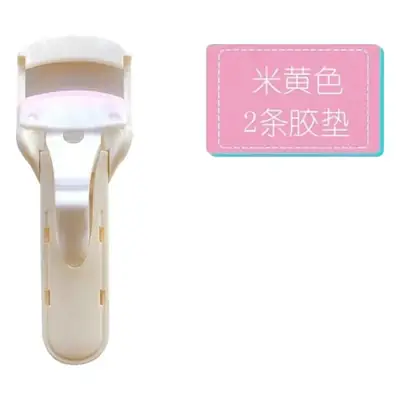 Pink Push-Type Eyelash Curler for Women