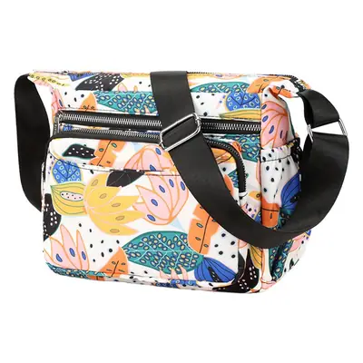 Printed Waterproof Multi-Compartment Women's Crossbody Bag