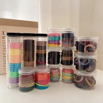New Rubber Band All-Match Head Rope Autumn Winter High Elastic Durable Ponytail Rubber Band Girls Tie Head Hair Accessories Wholesale