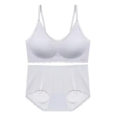 Women's Seamless Sling Bra with Latex Coaster