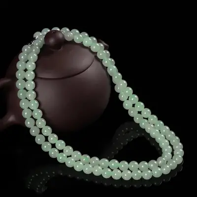 8mm Jade Necklace Bracelet Green Gold Multi Color Wholesale