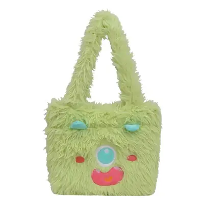 Cute Monster Plush Heart Bag for Girls Large Capacity