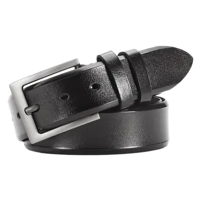 Men's PU Leather Belt with Black Buckle