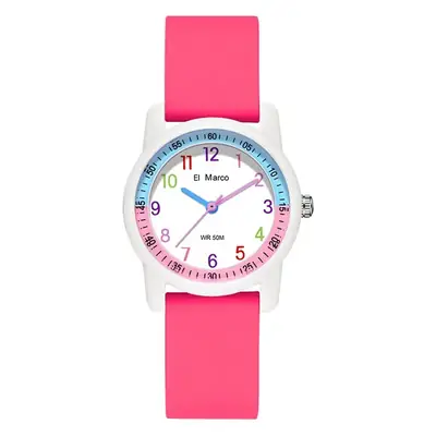 EI Marco Blue Yellow Elephant Quartz Watch for Kids