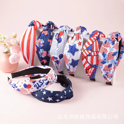 American Flag Flag Headband for Men Women Party Wear