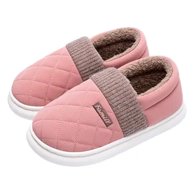 Winter Cotton Slippers for Men Women Indoor Waterproof