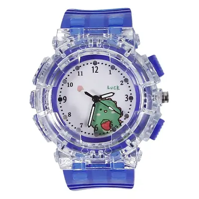 Clear Crystal Egg Watch for Kids Yellow Quartz