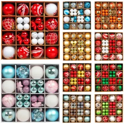 Yihong Christmas Balls Decorative Party Gift Box