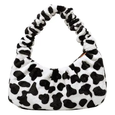 Women's Plush Heart Pattern Shoulder Bag 2025