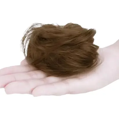 Low-Bound Meatball Hair Wig Women Hanfu Style Natural Fluffy Hair Bun