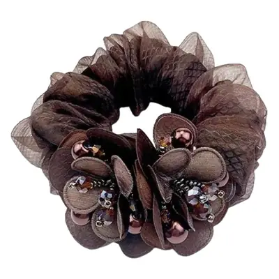Elegant Flower Hair Bands for Women Deep Blue & Maroon