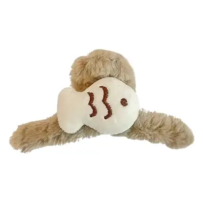 New Arrival Fish Clip Plush Hair Accessories for Women
