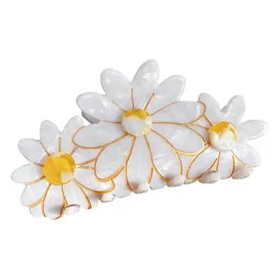 Sweet Acrylic Daisy Hairpin for Women