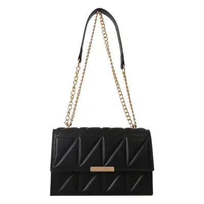 Black Embroidered Women's Crossbody Bag 2023